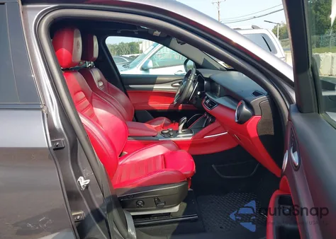 2018 Alfa Romeo Stelvio Ti Sport Awd from USA, damaged, VIN ZASFAKNN1J7B73906